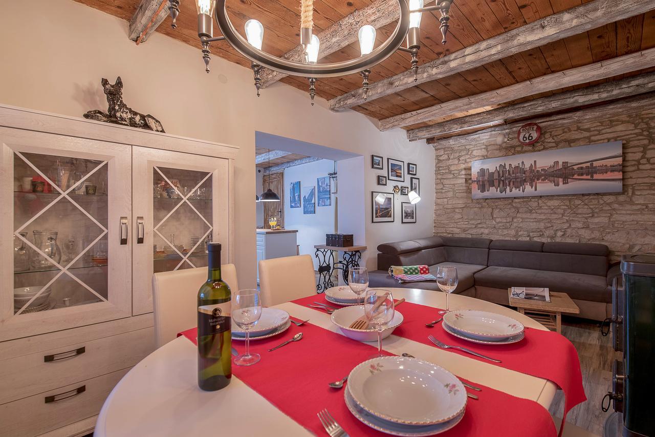 Rustic Istrian House Varesco Krnica Buitenkant foto
